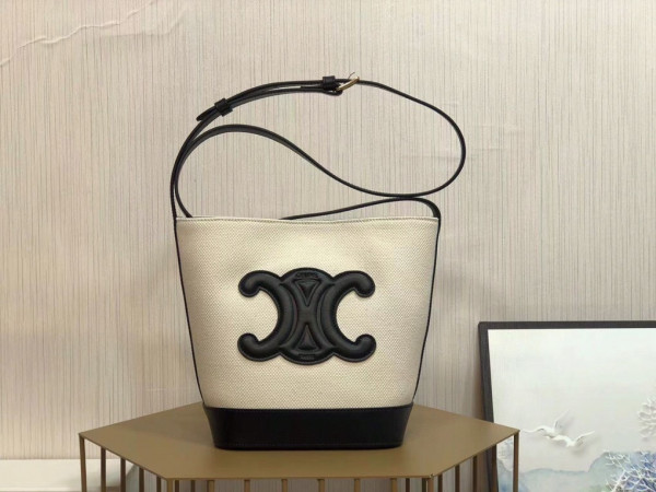 Ce**e small bucket cuir triomphe