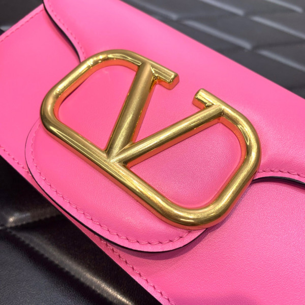 VALENTINO LOCÒ SMALL SHOULDER BAG IN CALFSKIN