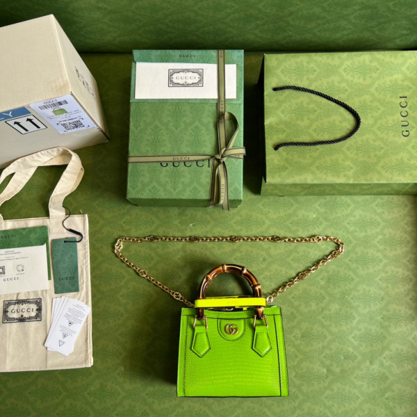G*u*i diana lizard mini bag