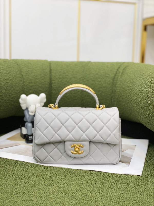 CL MINI FLAP BAG WITH TOP HANDLE