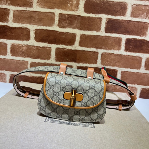 G*u*i bamboo 1947 mini belt bag