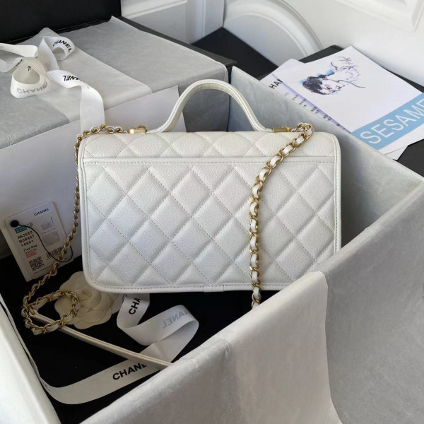 CL SMALL FLAP BAG WITH TOP HANDLE