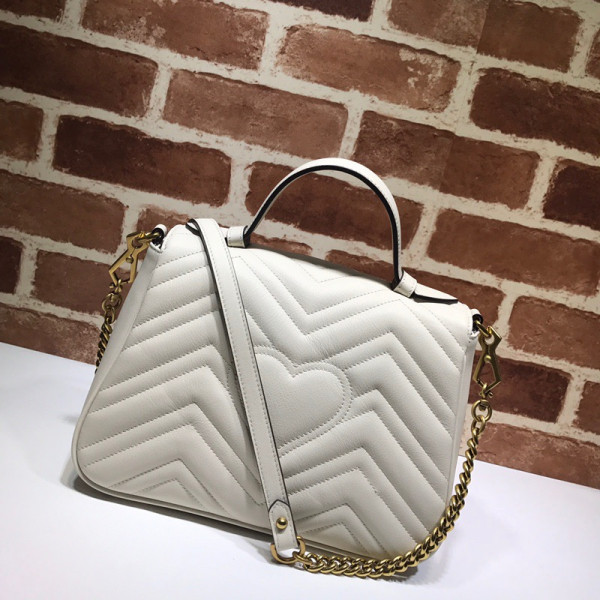 G*u*i gg marmont small top handle bag