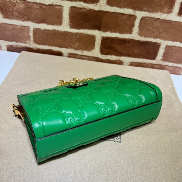 G*u*i gg matelassé leather shoulder bag