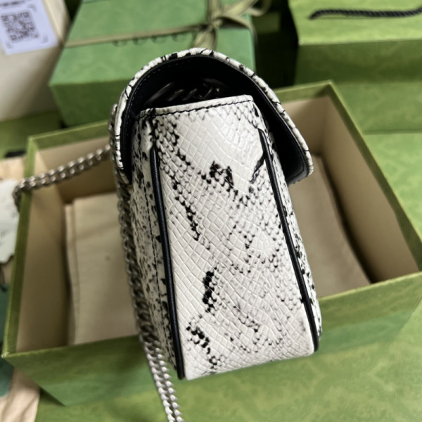 G*u*i gg marmont small python shoulder bag