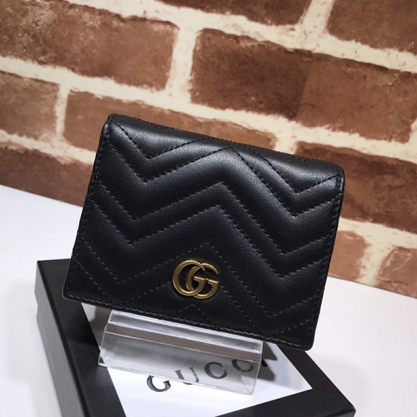 G*u*i gg marmont card case wallet