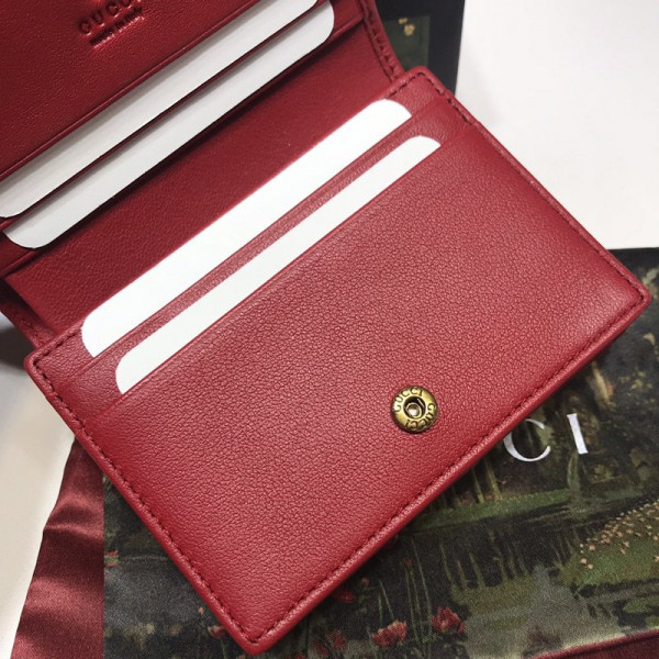 G*u*i gg marmont card case wallet