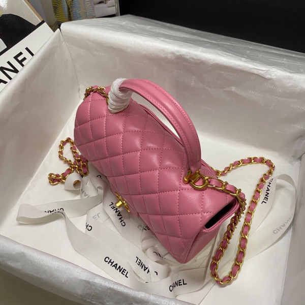 CL MINI FLAP BAG WITH TOP HANDLE