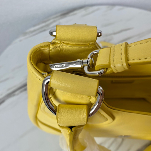 Pra*a moon padded nappa-leather bag