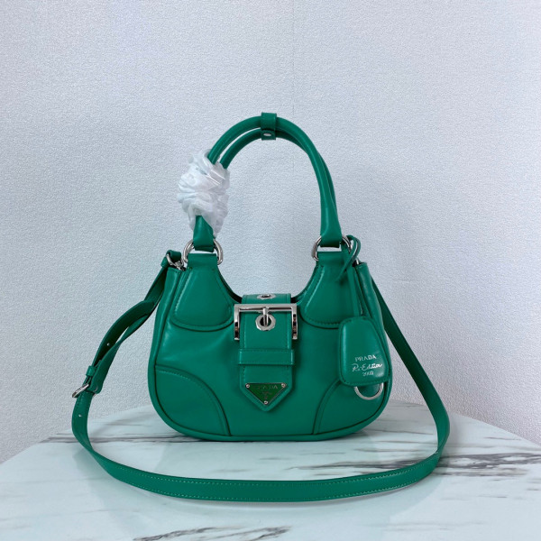 Pra*a moon padded nappa-leather bag