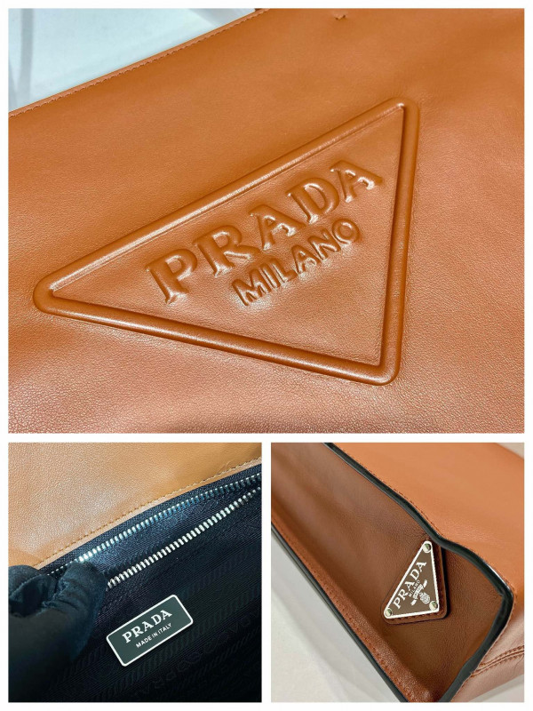 Pra*a leather tote bag