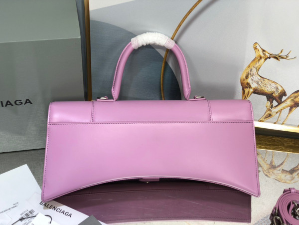 Ba*len*cia*ga hourglass stretched top handle bag