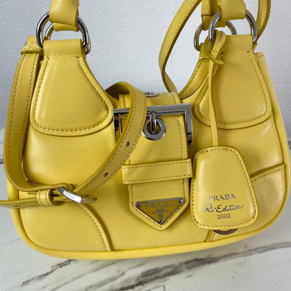 Pra*a moon padded nappa-leather bag