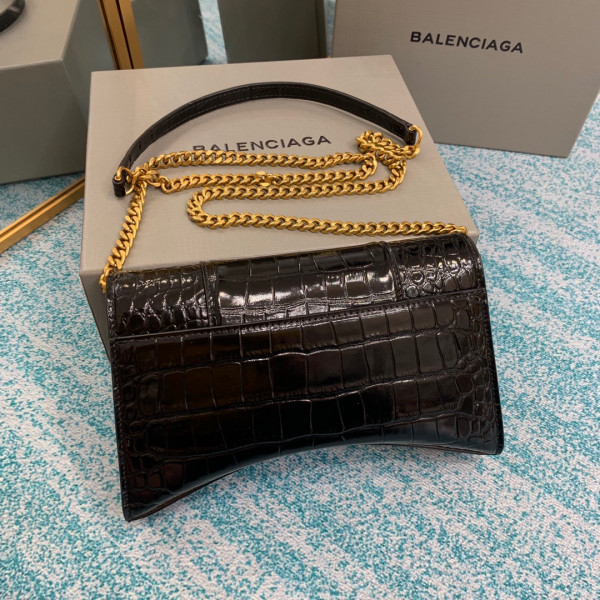Ba*len*cia*ga hourglass chain bag