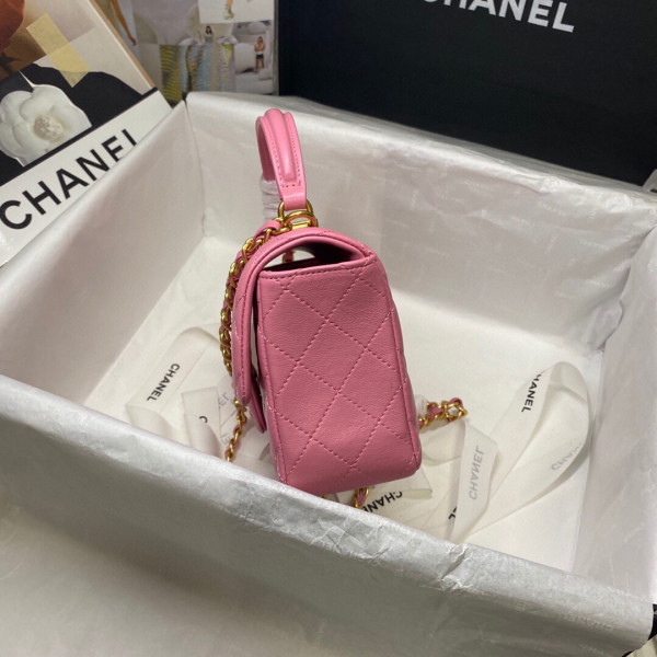 CL MINI FLAP BAG WITH TOP HANDLE