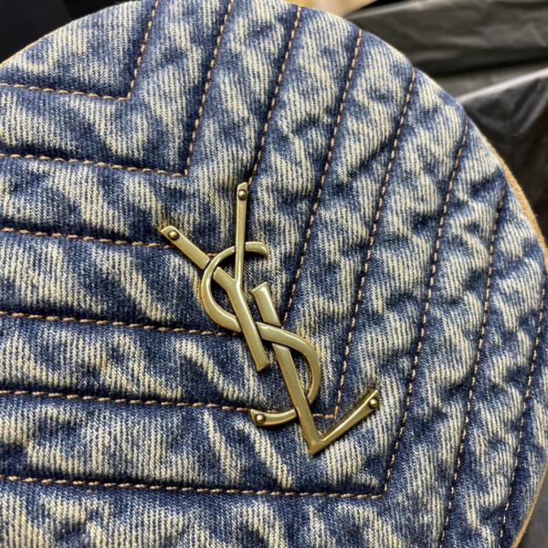 YSL VINYLE ROUND CAMERA BAG