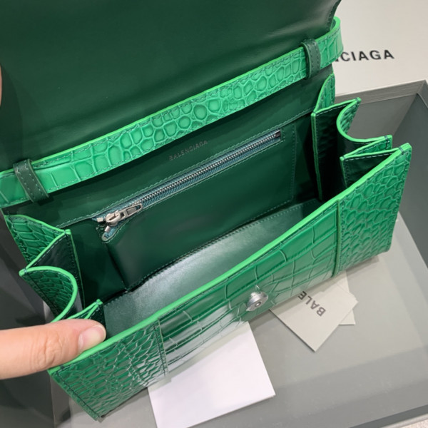 Ba*len*cia*ga hourglass chain bag