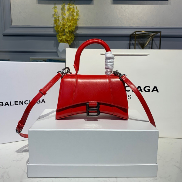 Ba*len*cia*ga hourglass xs top handle bag