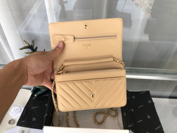 CL Flap Bag Lambskin With Gold / Silver Hardware