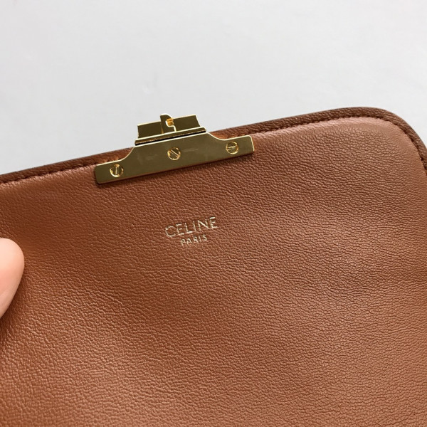 Ce**e nano triomphe bag in triomphe canvas