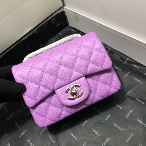CL FLAP BAG CAVIAR