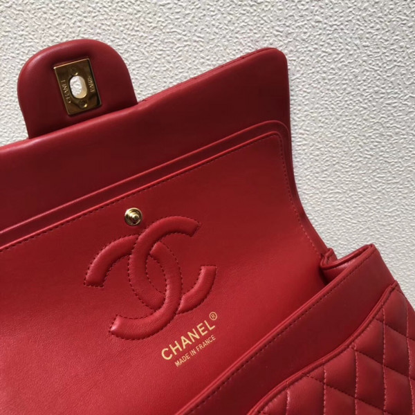 CL FLAP BAG LAMBSKIN