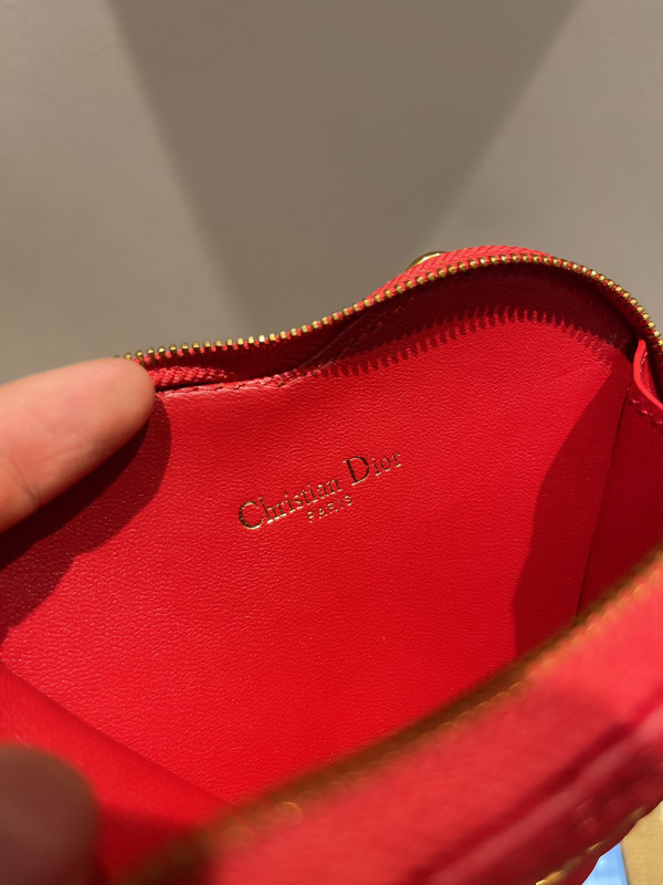 D*or D*oramour caro heart pouch with chain