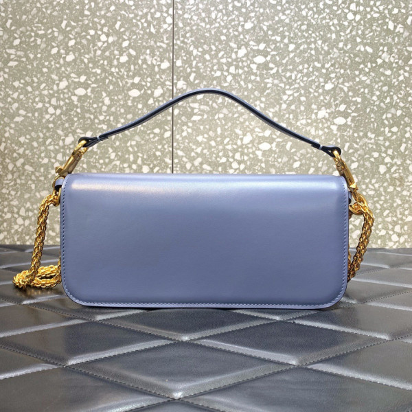 VALENTINO LOCÒ CALFSKIN SHOULDER BAG