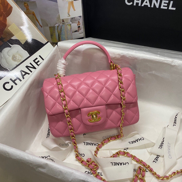CL MINI FLAP BAG WITH TOP HANDLE