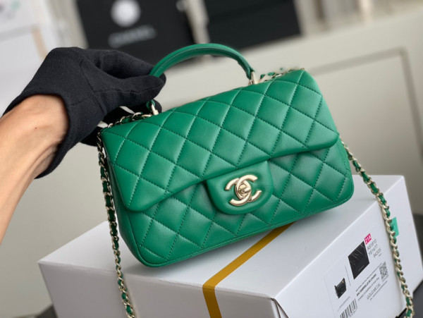 CL MINI FLAP BAG WITH TOP HANDLE