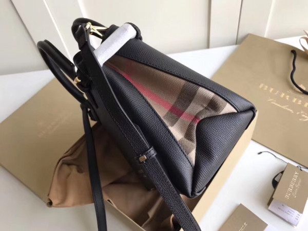 B**rry the small banner in leather and house check