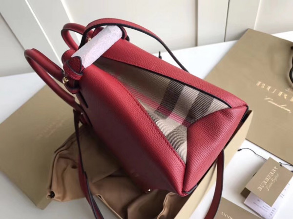 B**rry the small banner in leather and house check