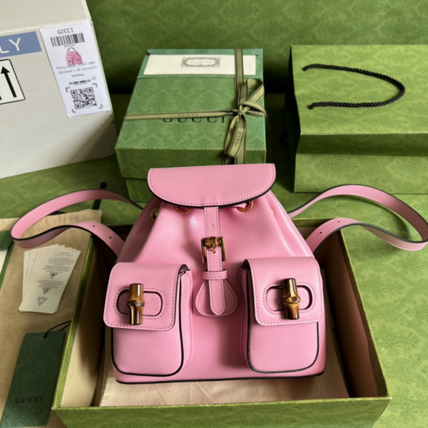 G*u*i bamboo small backpack