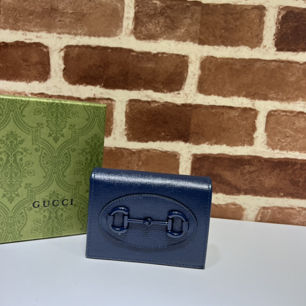G*u*i horsebit 1955 card case wallet