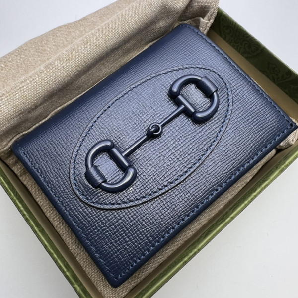 G*u*i horsebit 1955 card case wallet