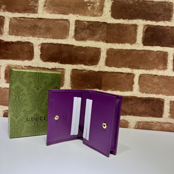 G*u*i horsebit 1955 card case wallet