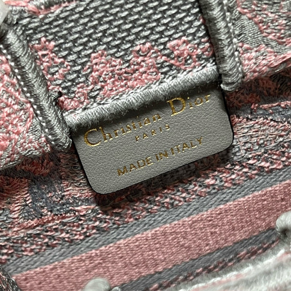mini D*or book tote phone bag