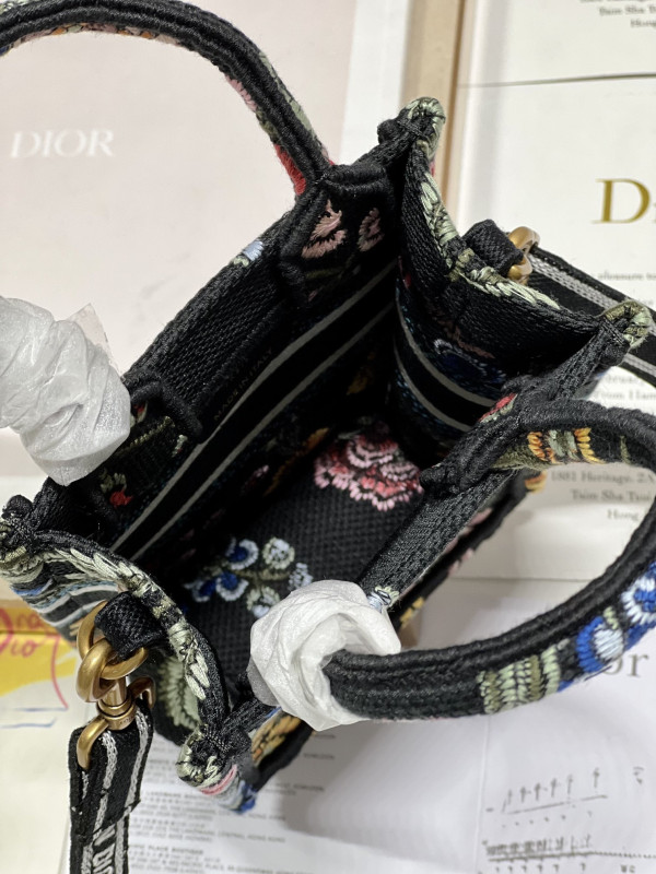 mini D*or book tote phone bag