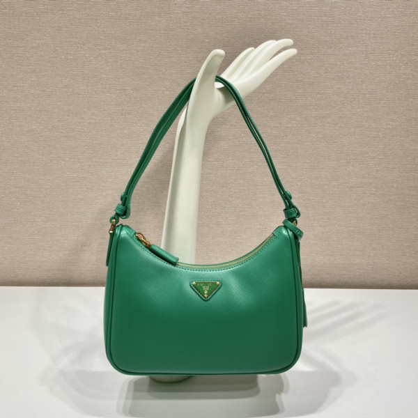 Pra*a re-edition saffiano leather mini bag