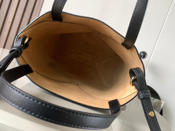 LOEWE Puzzle Fold Tote in shiny calfskin
