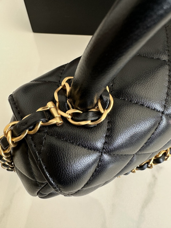 CL SMALL FLAP BAG WITH TOP HANDLE