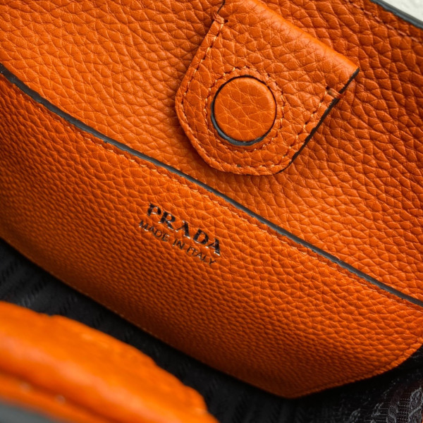 Pra*a leather mini shoulder bag