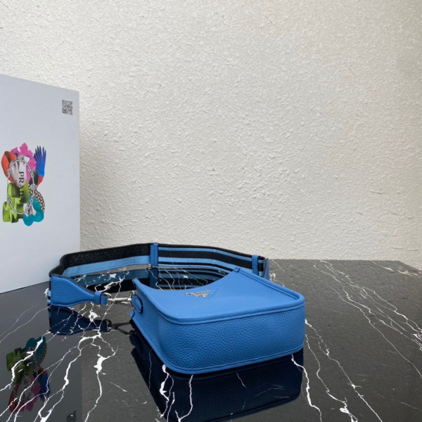 Pra*a leather mini shoulder bag