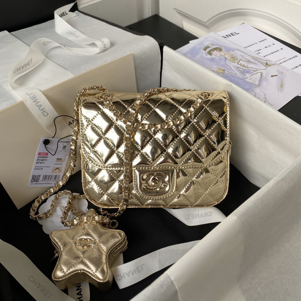 CL MINI FLAP BAG & STAR COIN PURSE