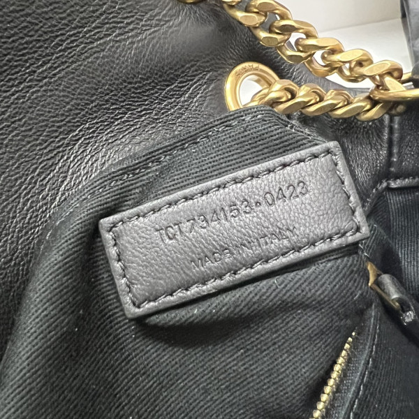 YSL CALYPSO IN PLUNGED LAMBSKIN