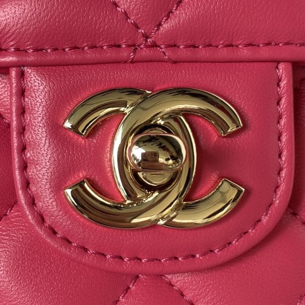 CL FLAP BAG WITH TOP HANDLE-18CM