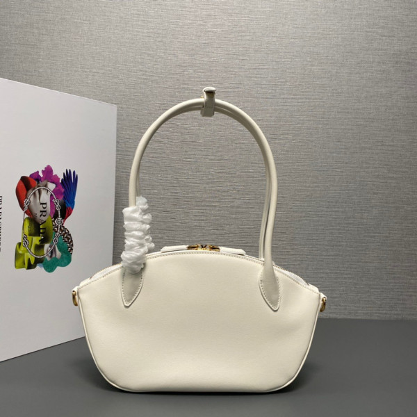 Pra*a leather handbag-31x16x11cm