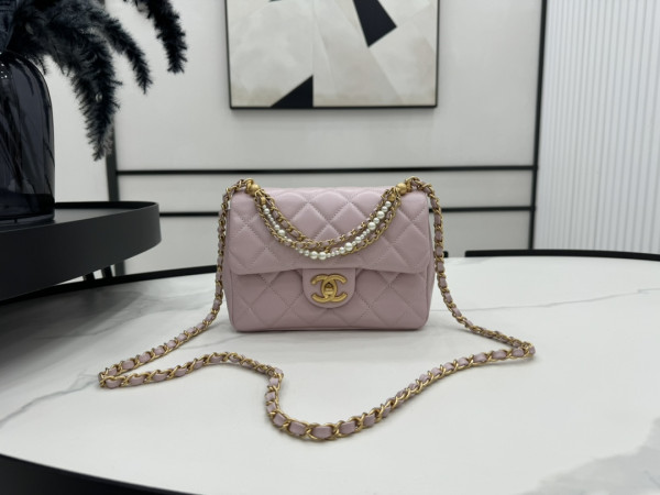 CL FLAP BAG-14.5x19.5x7.5cm