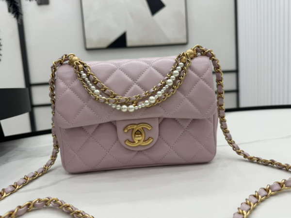 CL FLAP BAG-14.5x19.5x7.5cm