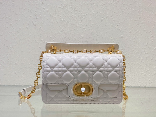 small D*or jolie top handle bag-22 x 14 x 8 cm
